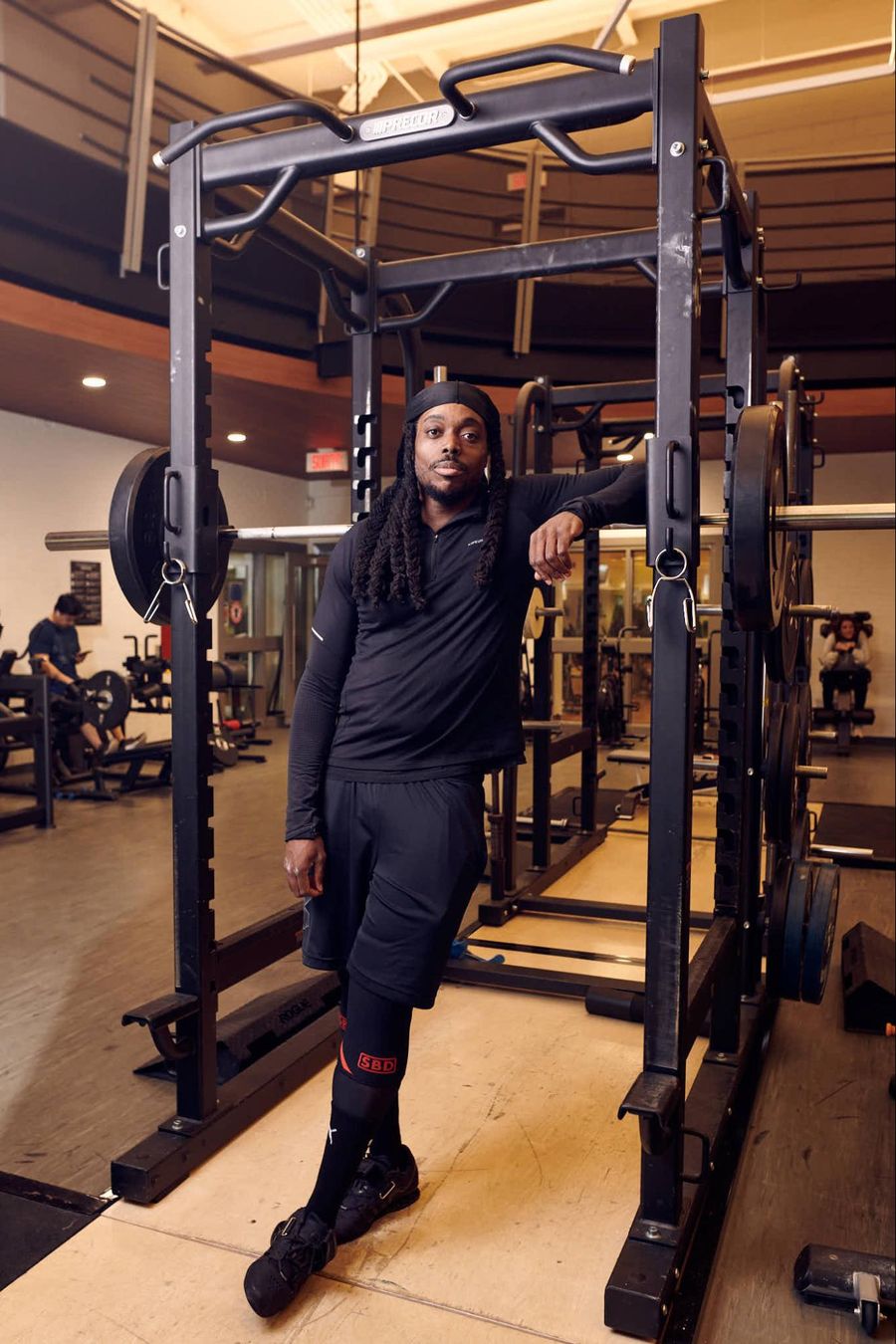 Patrick Augustin dans un gym